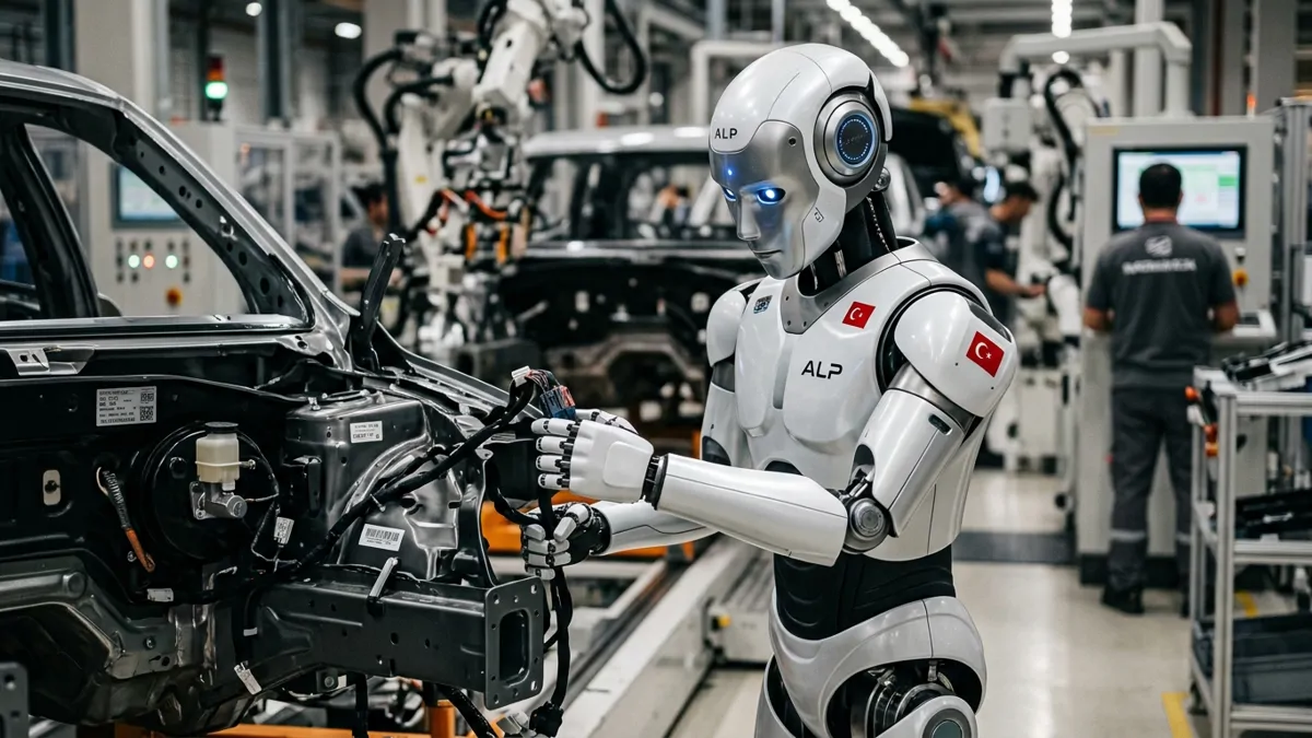Yerli İnsansı Robot ALP Seri Üretime Başladı