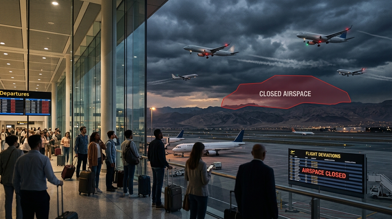 Orta Doğu'da Gerilim: Uçuşlar İptal Edildi İddiası